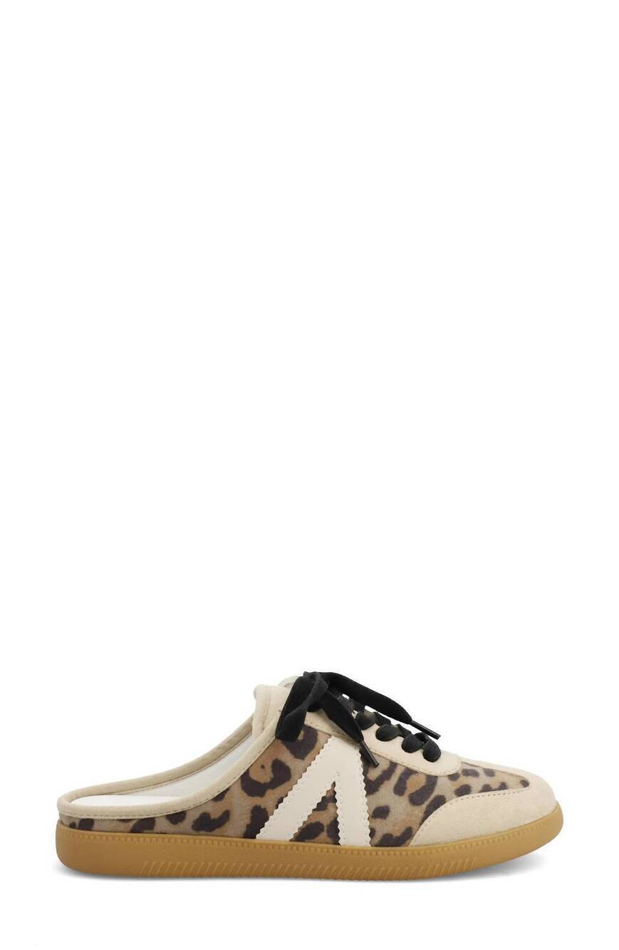 NEW MIA women's baron slip-on sneaker in tan leopard